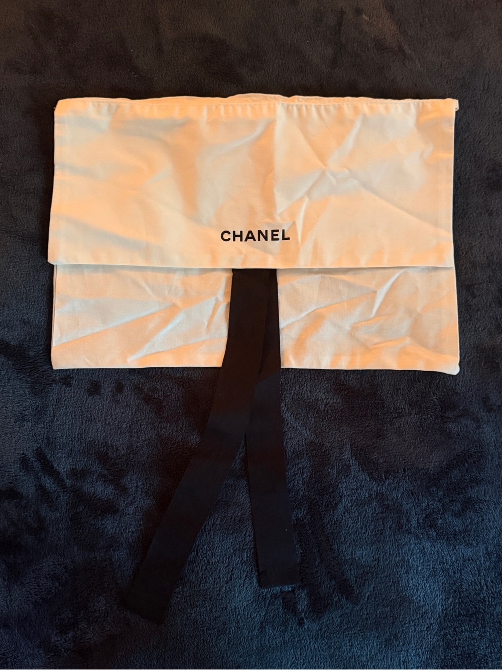 Chanel Cream dust bag